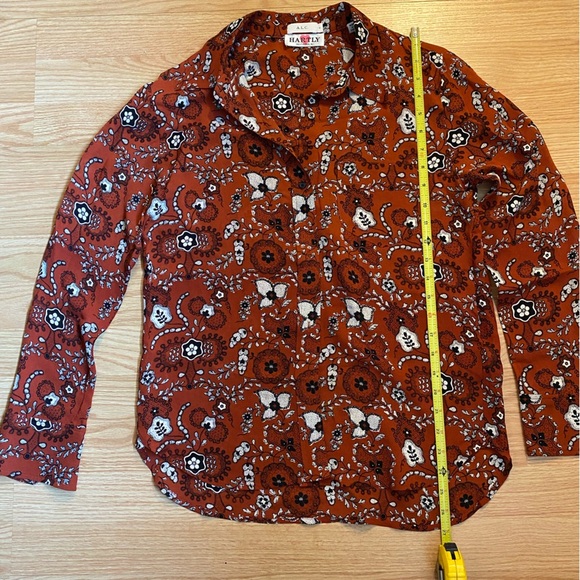 ALC silk button up blouse size 4 - Picture 4 of 4